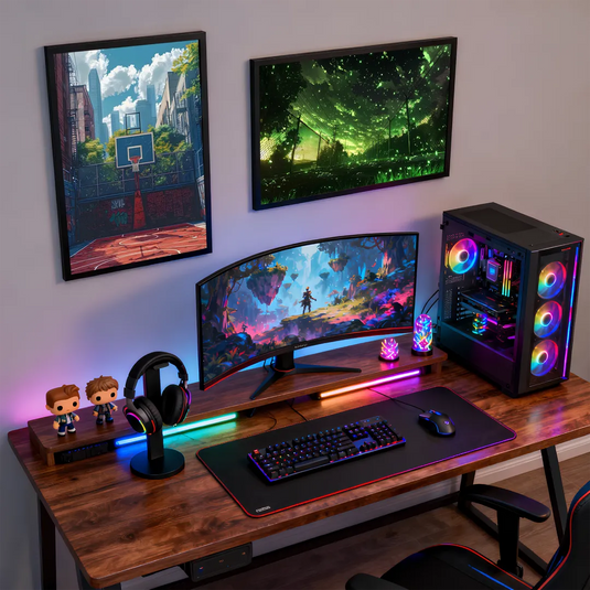 Affiche - Terrain de basket - Anime