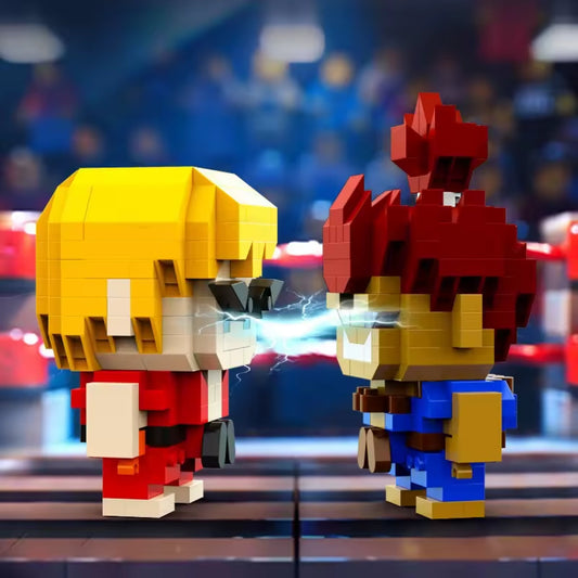 Bloc construction figurine street fighter