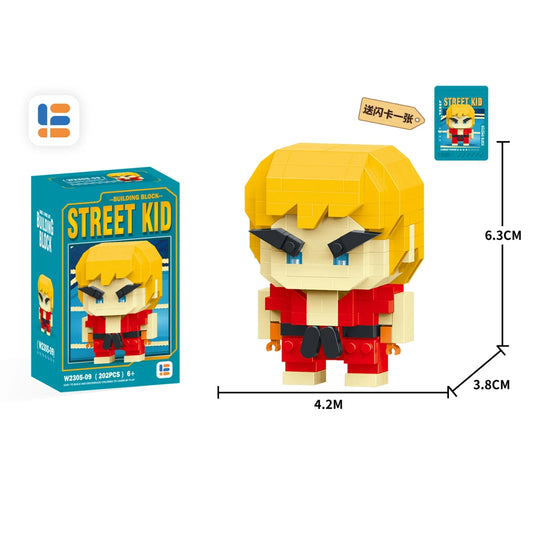 Bloc construction figurine street fighter 02