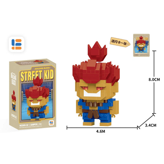 Bloc construction figurine street fighter 04