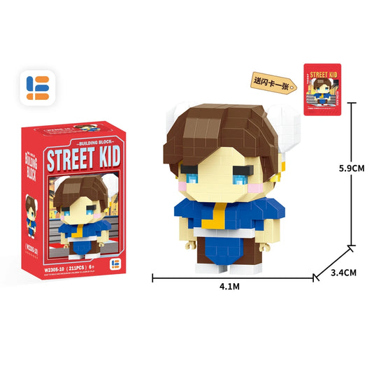 Bloc construction figurine street fighter 07
