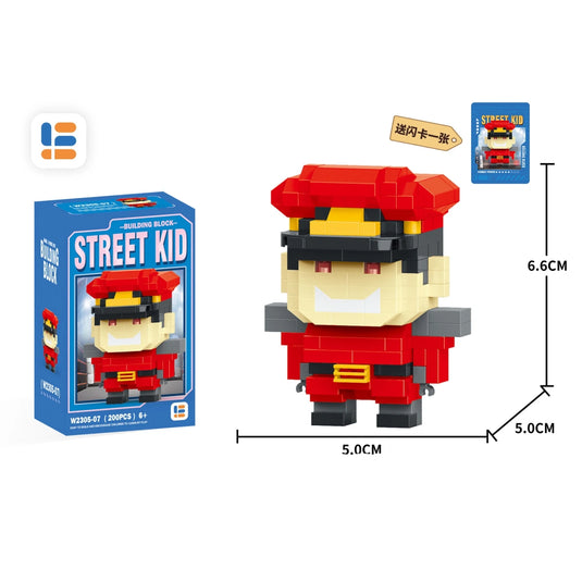 Bloc construction figurine street fighter 09