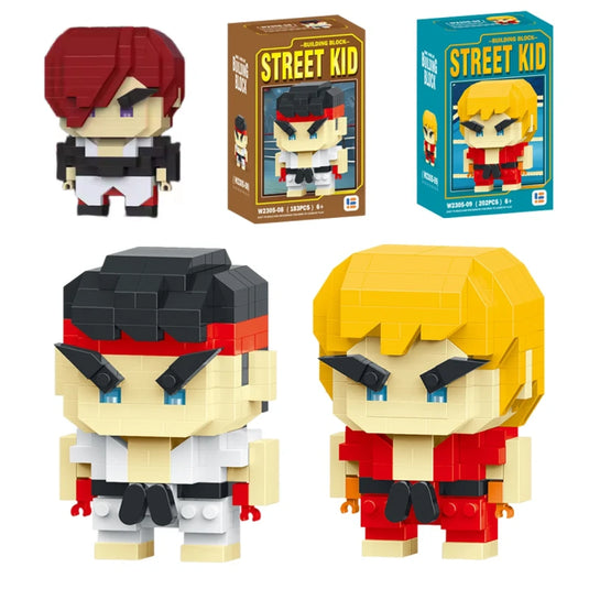 Bloc construction figurine street fighter