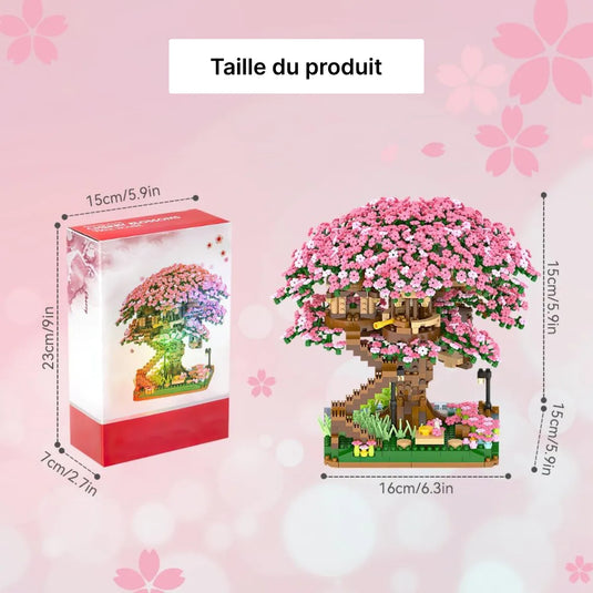 Bloc de construction cerisier japonais