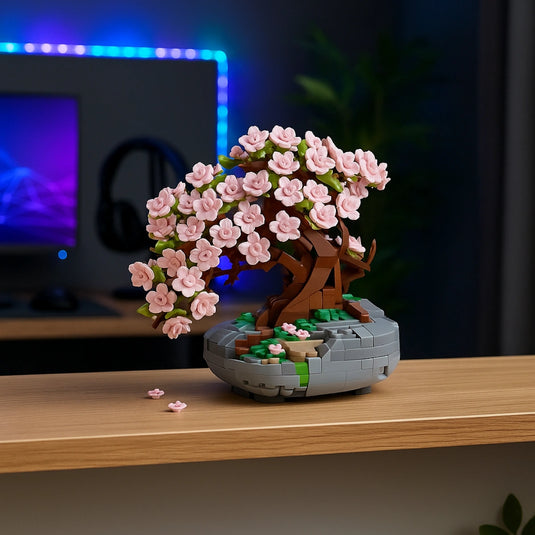 Blocs de construction bonsai cerisier