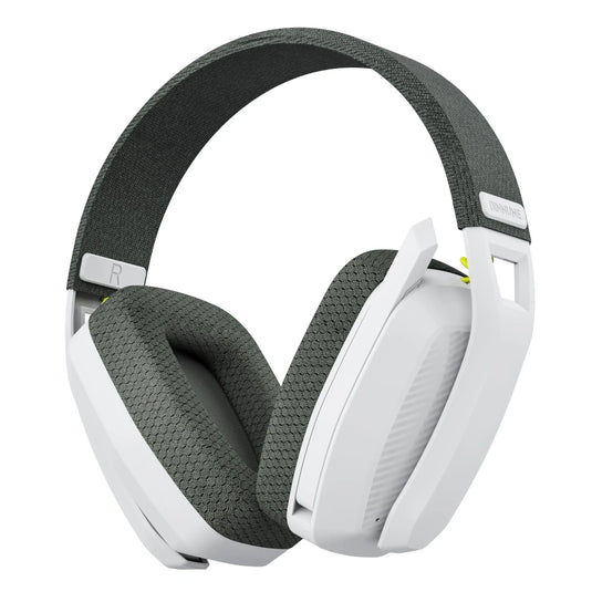 Casque sans fil gaming micro blanc gris