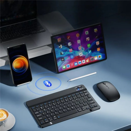 Clavier et souris sans fil bluetooth azerty