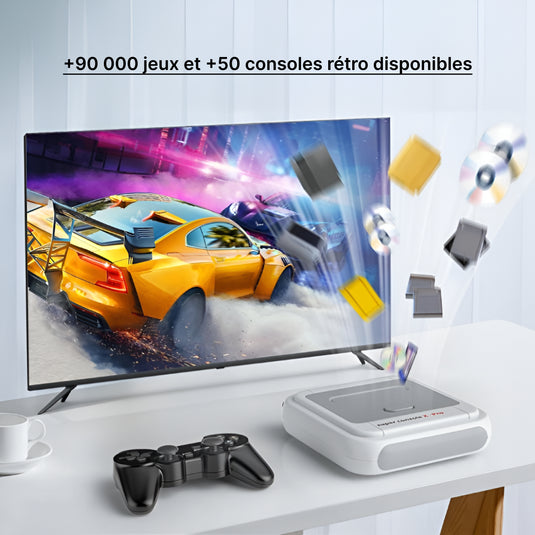 Console retro gaming super X jeux