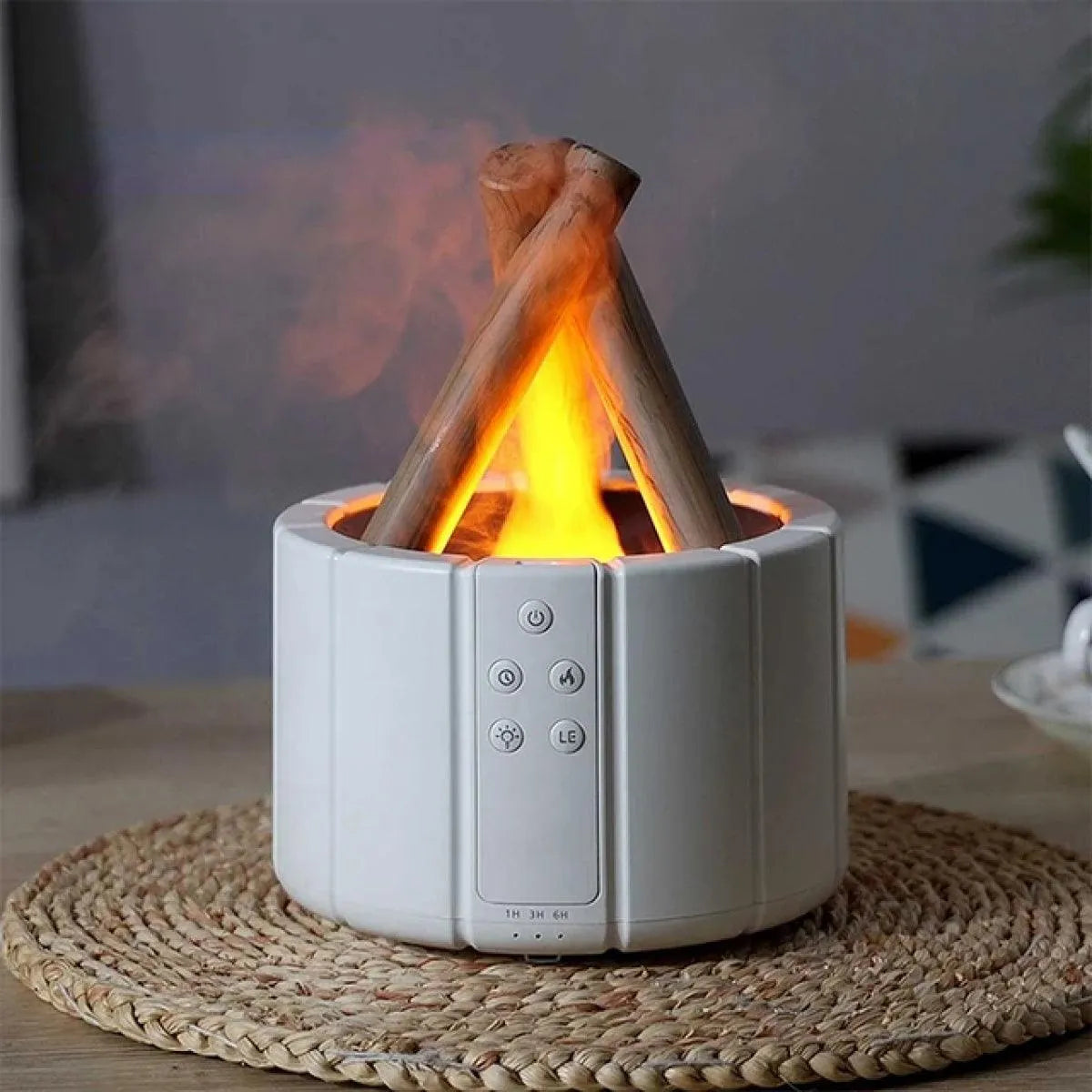 Diffuseur d'Huiles Essentielles Effet Flamme de Cheminée – Veilleuse de rêve Diffuseur d'Huiles Essentielles Effet Flamme de Cheminée – Veilleuse de rêve