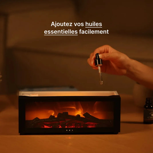 Diffuseur huiles essentielles feu flammes