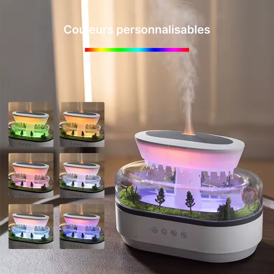 Diffuseur huiles essentielles gouttes de pluie