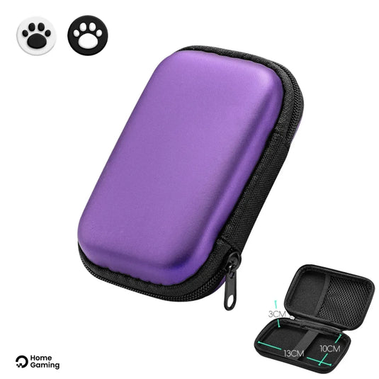 Etui protection console retro gaming violet