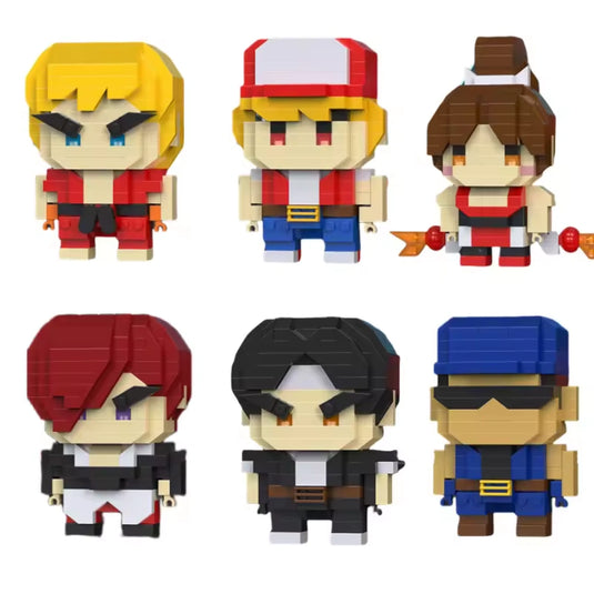 Figurine street fighter construction en blocs