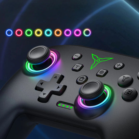 Manette switch rgb sans fil