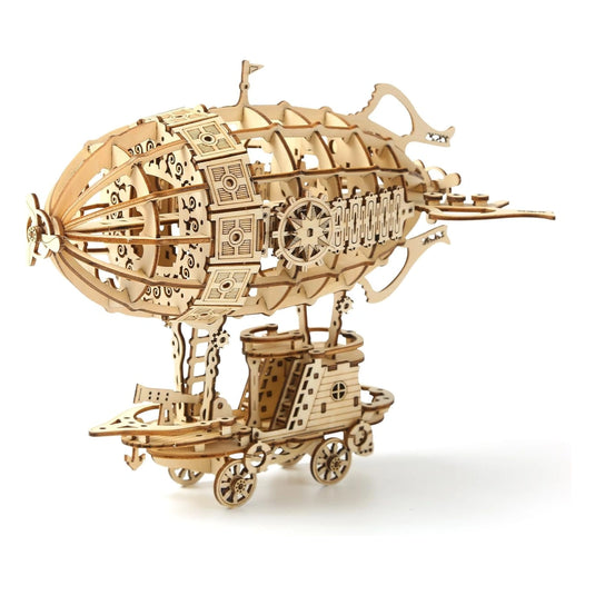 Maquette dirigeable bois vintage