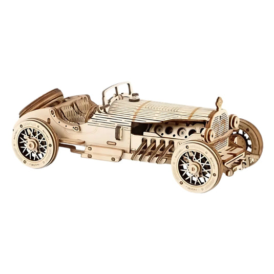 Maquette voiture bois – Voiture de sport rétro