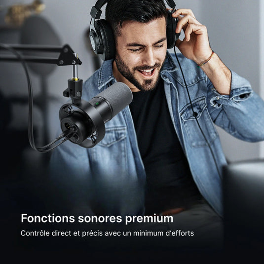 Microphone dynamique ordinateur USB XLR