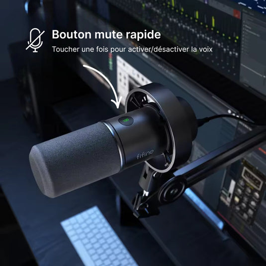 microphone streamer usb metal