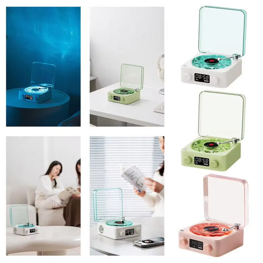 Mini enceinte bluetooth portable vinyle