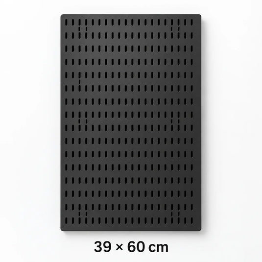 Panneau perforé de bureau – Pegboard gaming noir