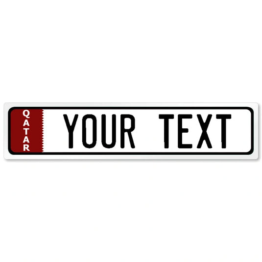 Plaque metal personnalisée 02