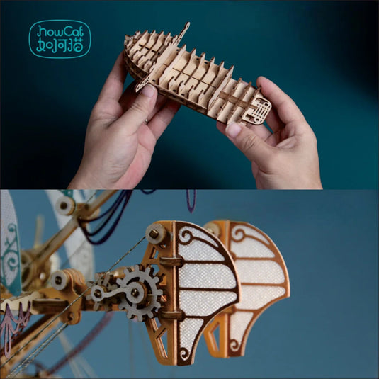 Puzzle 3D en bois vaisseau spatial