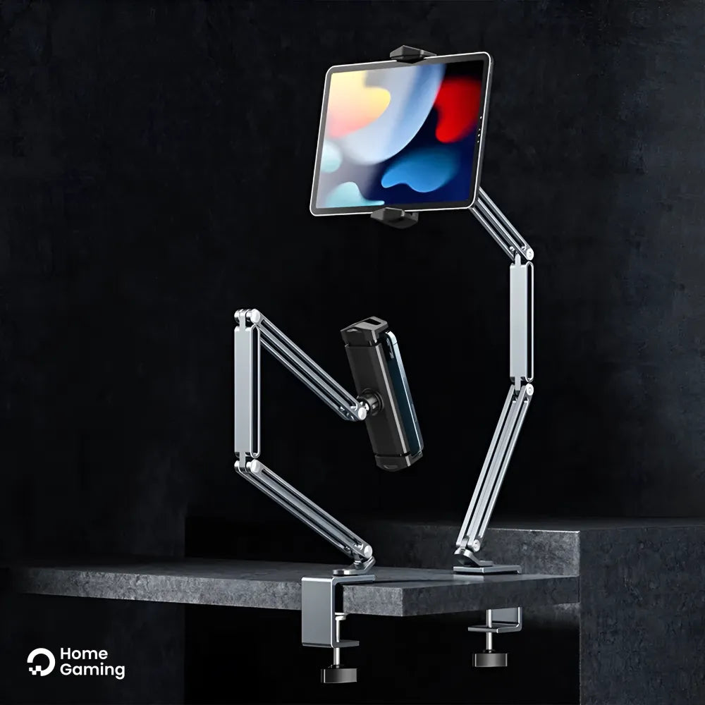 XPEX Support Téléphone Bureau Réglable Et Pliable - Universel Pour Smartphone Et Tablette
