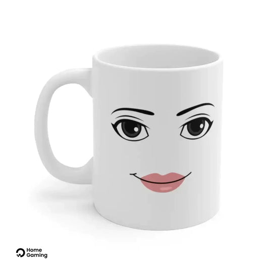 Tasse minimaliste visage femme