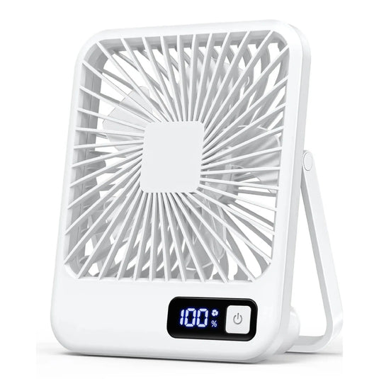 Ventilateur portable usb bureau blanc