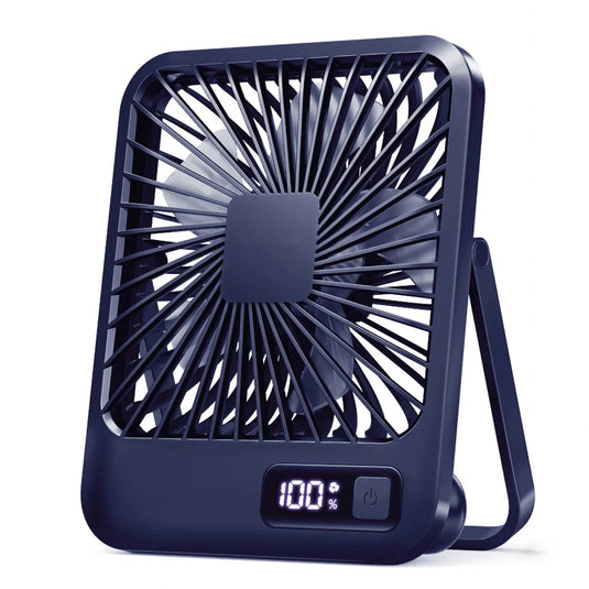 Ventilateur portable usb bureau bleu