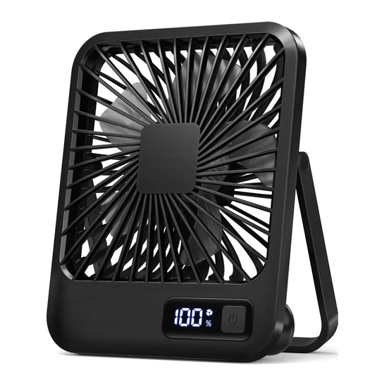 Ventilateur portable usb bureau noir