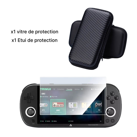 Etui et vitre de protection - Console retro Smart Pro
