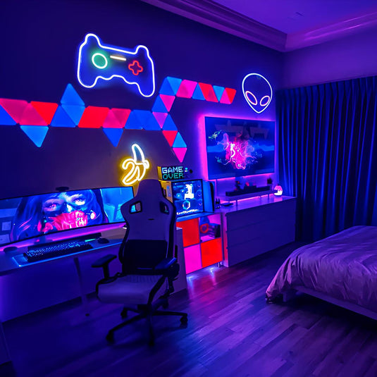 Neon mural