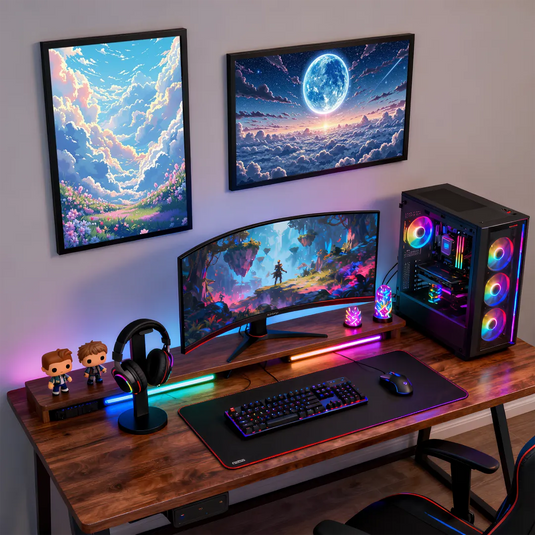 Affiche - Champ de fleurs - Anime