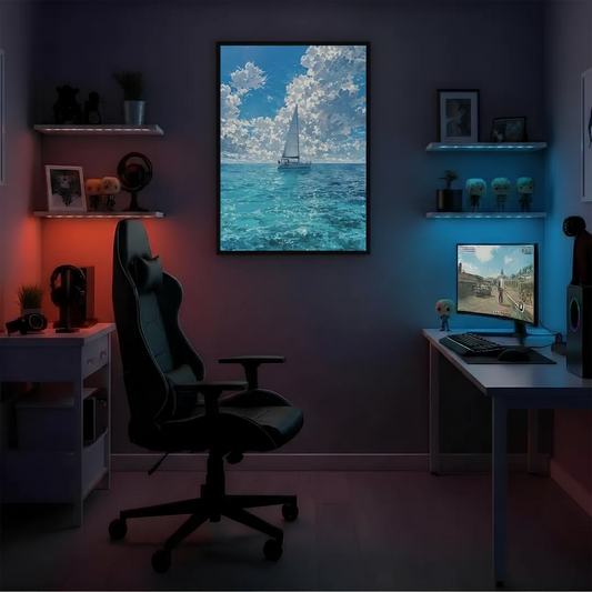 Affiche - Voilier en mer - Anime