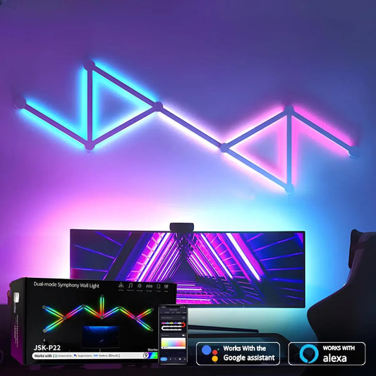 Barre LED murales RGB chambre