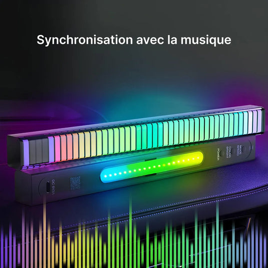 barres led synchronisation musique rgb