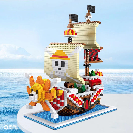 Blocs de construction - Bateau pirate anime one piece