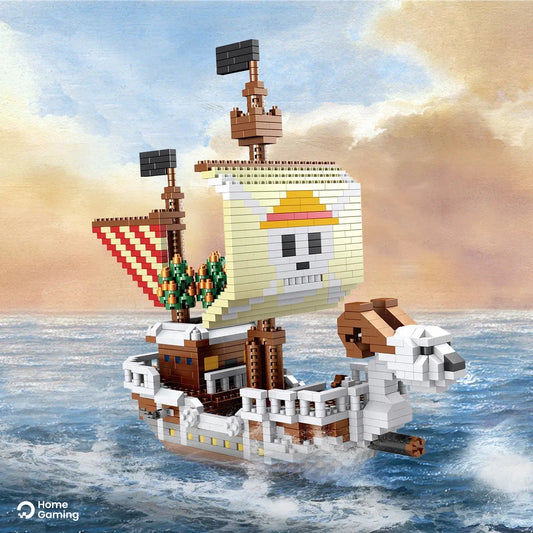 Blocs de construction - Bateau pirate anime - Vogue merry