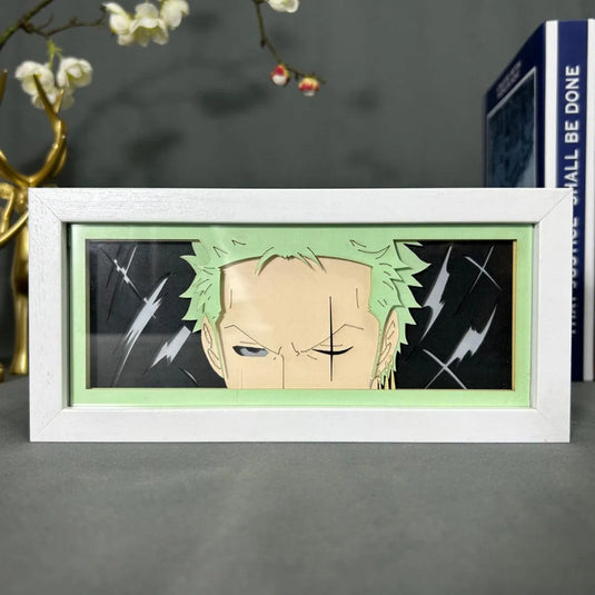 Boite lumineuse anime zoro one piece