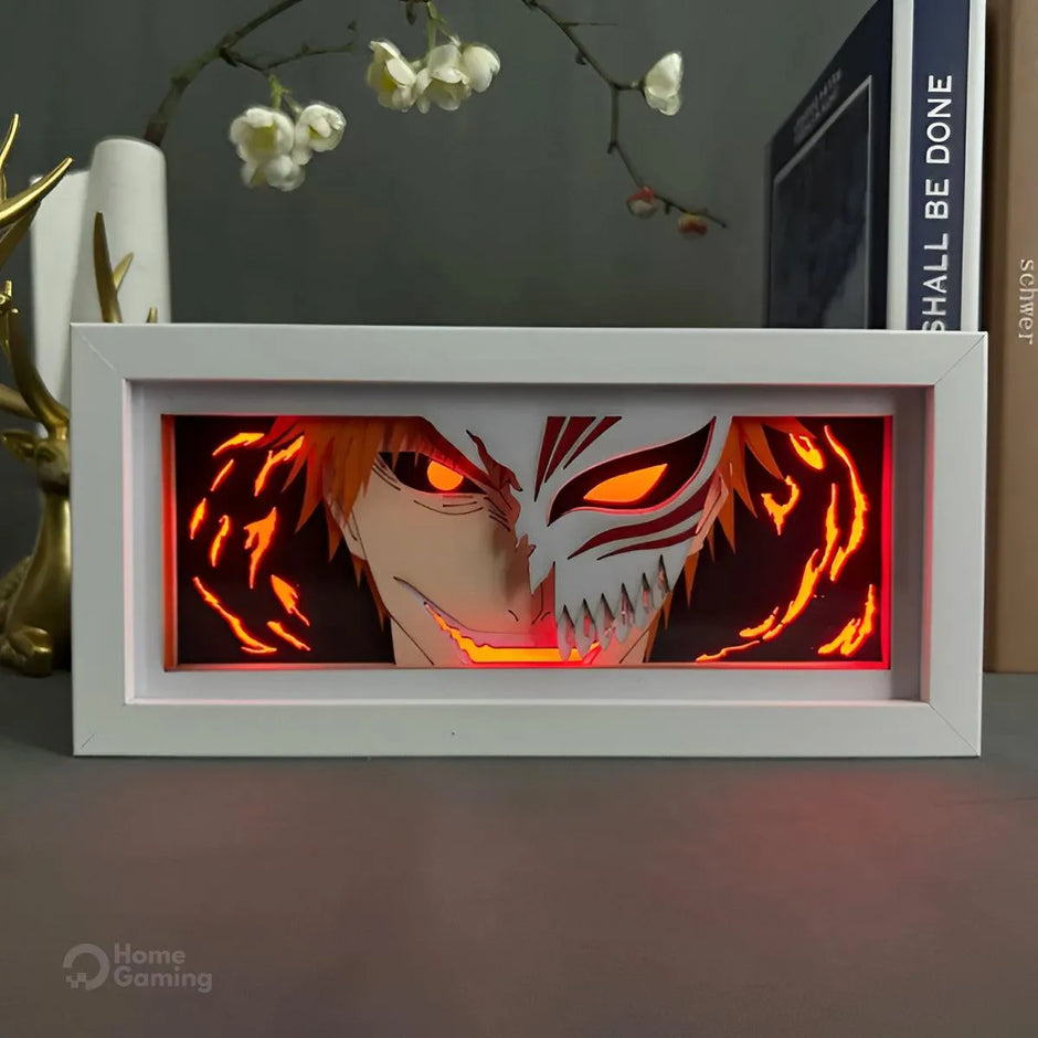Figurine Naruto Gai Sensei – 28cm – Lumineuse – Avec Boîte – PVC – Anime Manga