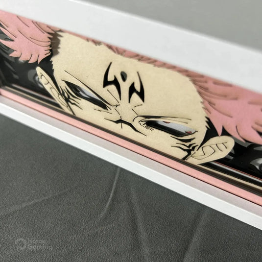 Boite lumineuse led anime Sukuna Jujutsu Kaisen