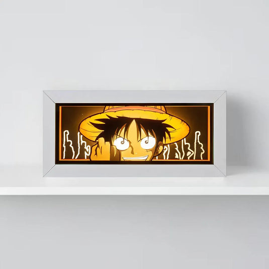 boite lumineuse luffy one piece anime