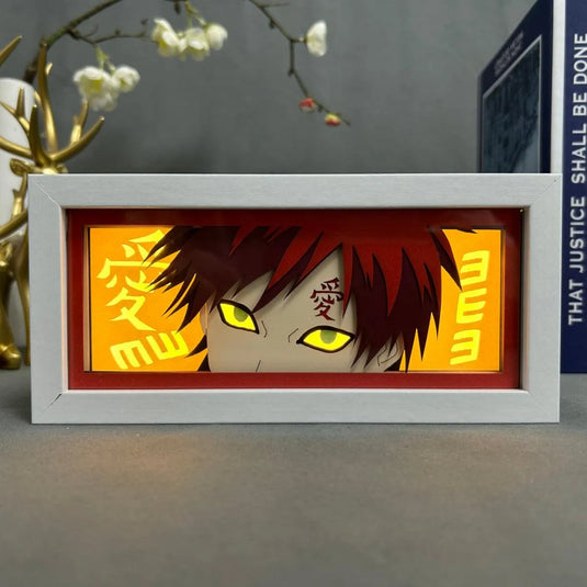 Boite lumineuse Naruto Gaara anime