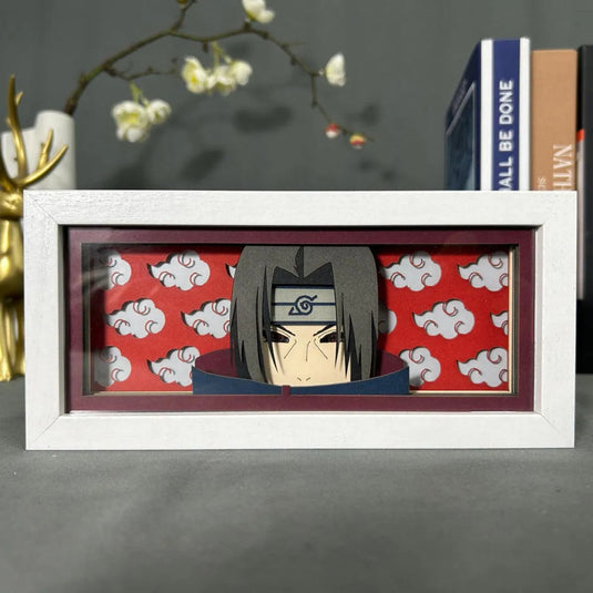 boite lumineuse naruto itachi uchiwa