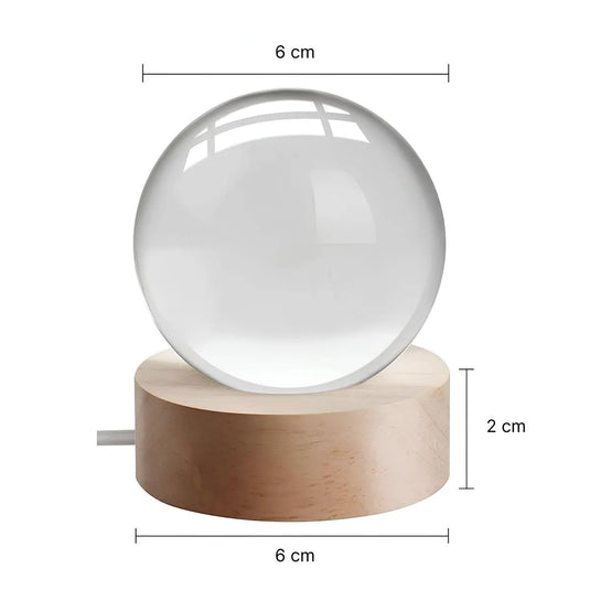 lampe boule de cristal led