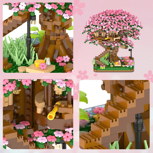 Jouet construction cerisier japonais sakura