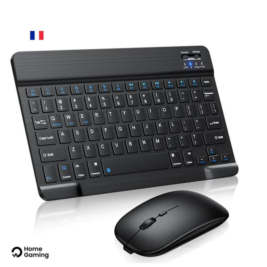 Clavier et souris sans fil bluetooth