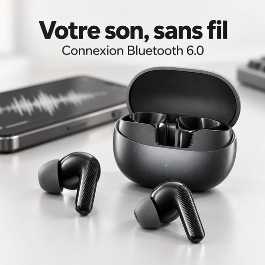 Écouteurs sans fil EP10 Pro ANC 6.0