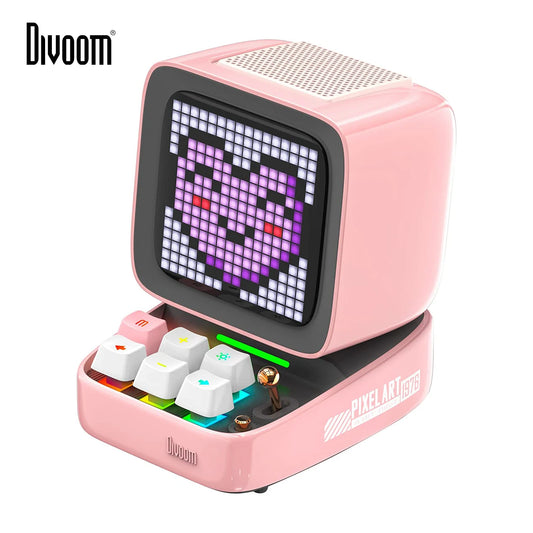 enceinte bluetooth divoom ditoo retro pixel art
